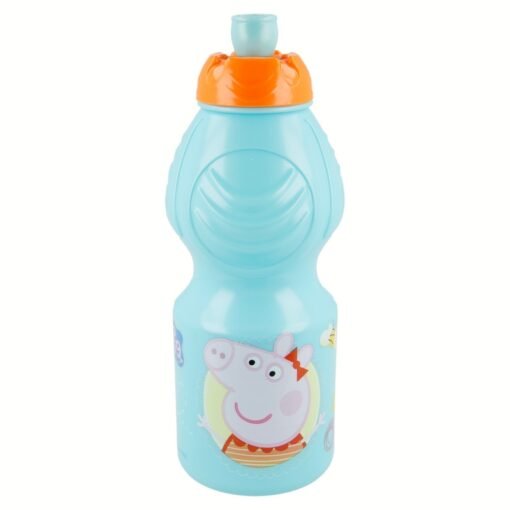 Gourde enfant Peppa Pig 400 ml – Bouteille ergonomique anti-fuite Stor Brand