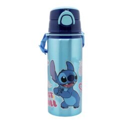 Gourde aluminium enfant Stitch 730 ml – Bouchon pop-up et sangle Stor Brand