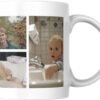 Mug personnalisé plusieurs photos avec un collage de photos de famille