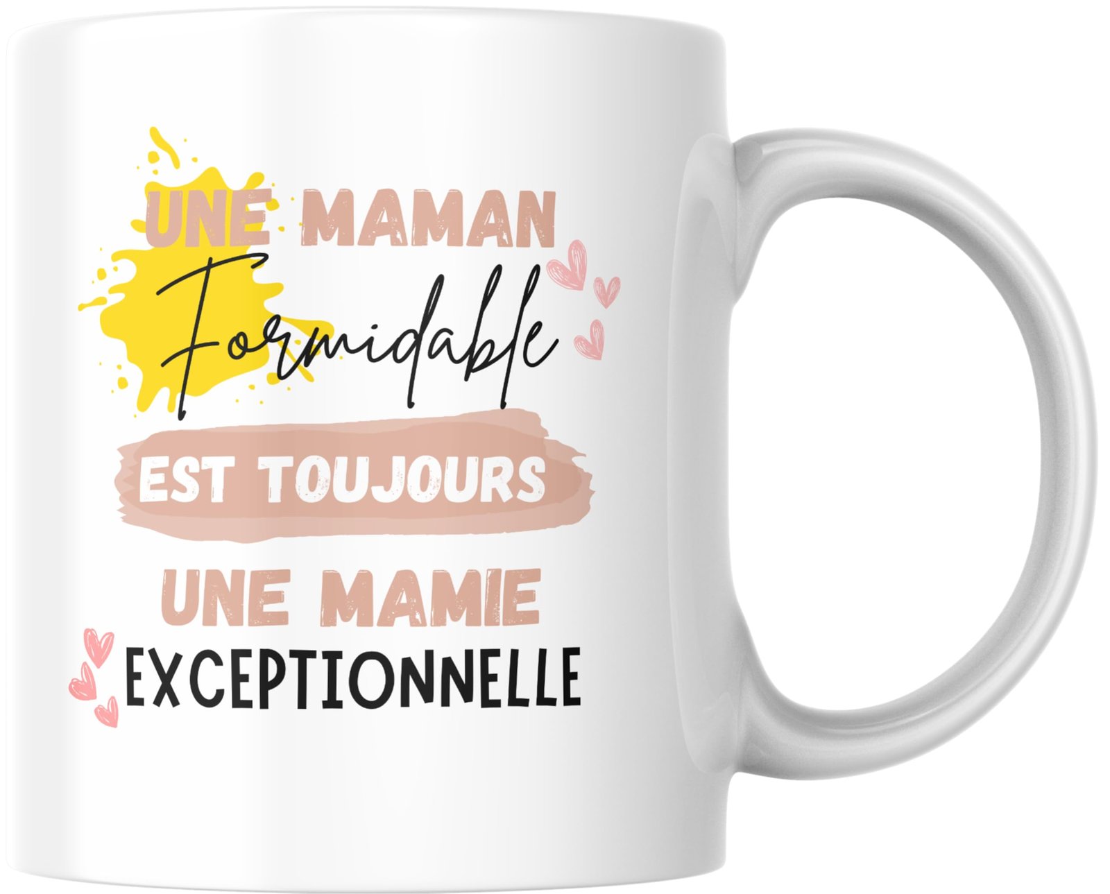 Mug annonce grossesse mamie Une maman formidable est toujours une mamie exceptionnelle