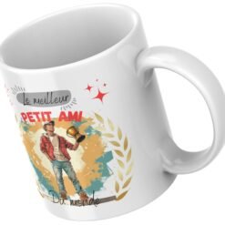 Mug Le meilleur petit ami du monde vu de biais