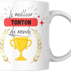 Mug Le meilleur tonton du monde de profil