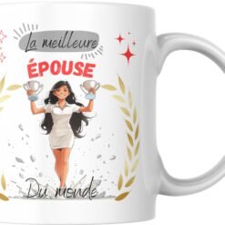 Mug La meilleure épouse du monde vu sous un autre angle