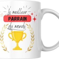 Mug Le meilleur parrain du monde vu de côté