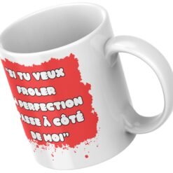 Mug frôler la perfection vu en plongée