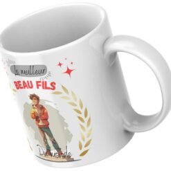 Mug Le meilleur beau-fils du monde vu de biais