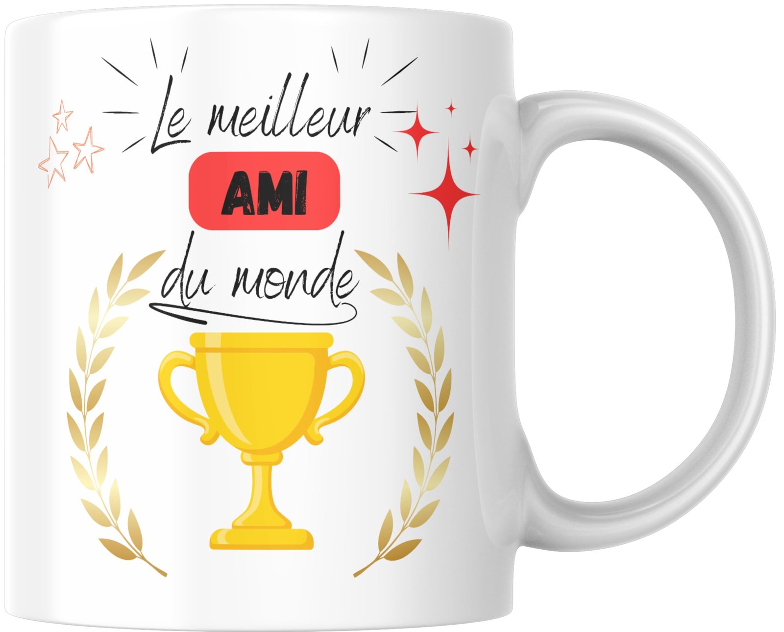 Mug Le meilleur ami du monde vu de côté