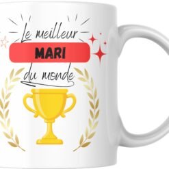 Mug Le meilleur mari du monde vu de biais