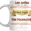 Mug marraine Les amies exceptionnelles donnent toujours des marraines exceptionnelles