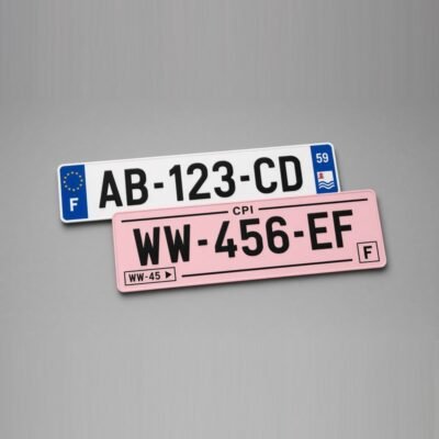 Catégorie Plaques d'immatriculation Fapadjo : plaques auto et WW personnalisées