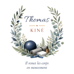 Mug kiné homme personnalisé avec le prénom Thomas, visuel
