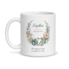 Mug médecin femme personnalisé avec prénom – tasse cadeau médecin femme, face avant