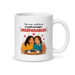 Mug amitié – mug blanc vu du dos