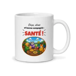 Mug apéro – mug blanc vu du dos
