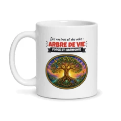 Mug arbre de vie – mug blanc vu de face