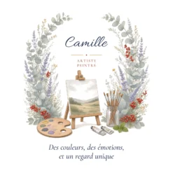 Mug artiste peintre personnalisé prénom – exemple de personnalisation