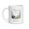 Mug avocat personnalisé prénom – mug blanc vu de face