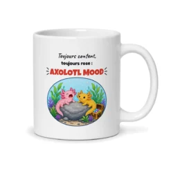 Mug axolotl – mug blanc vu du dos