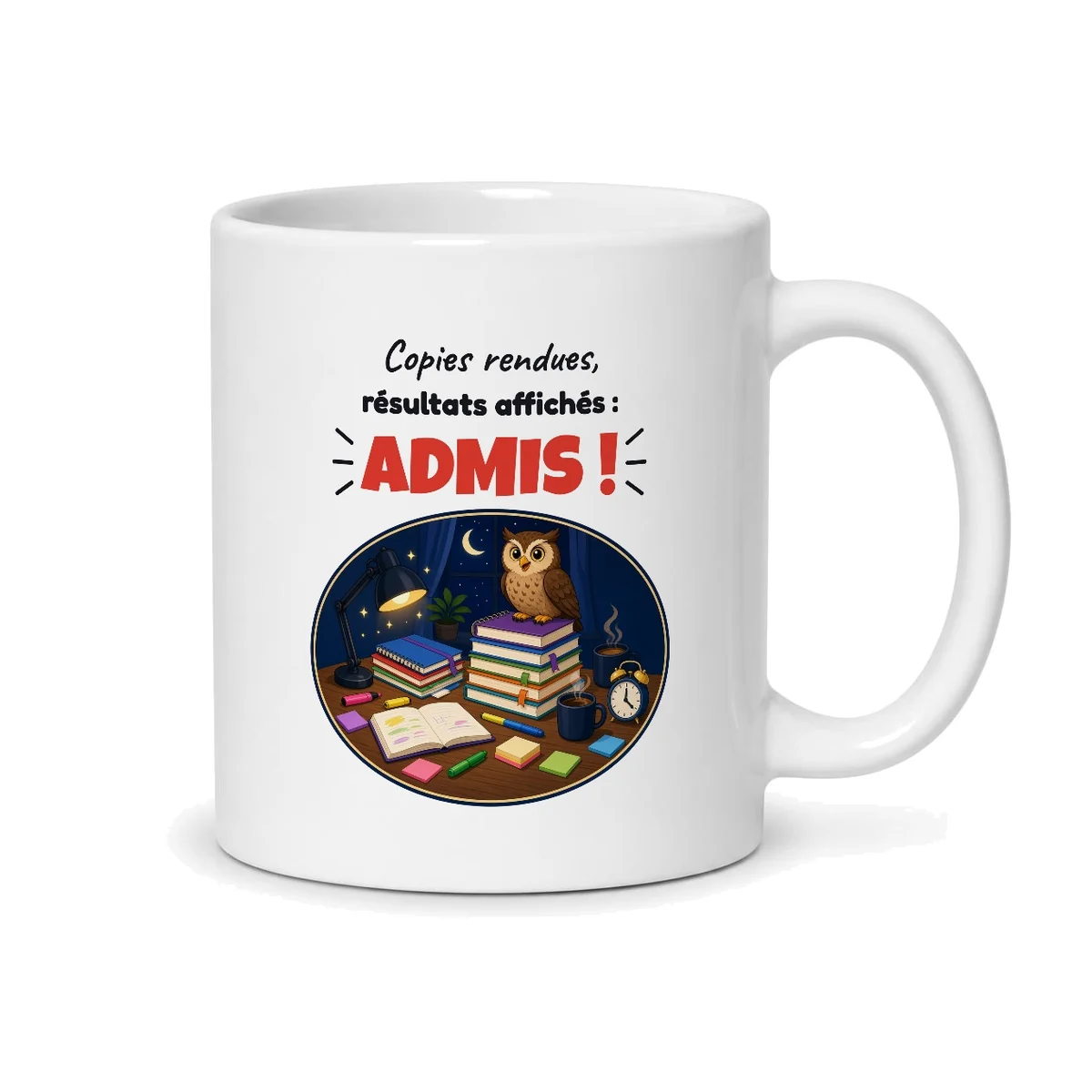 Mug bac – mug blanc vu du dos