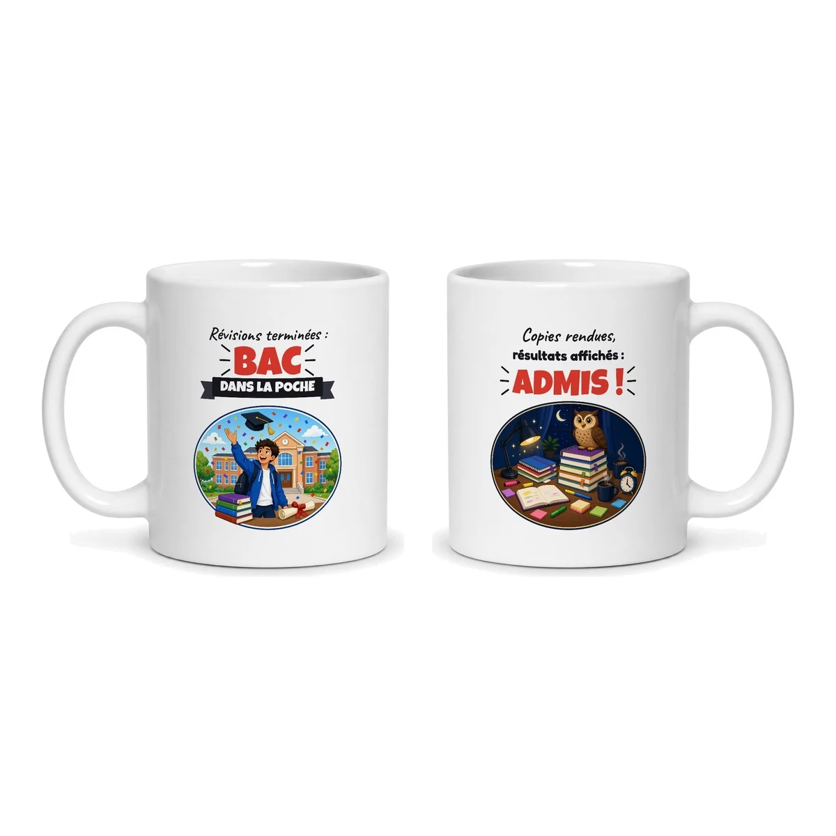 Mug bac – les deux faces du mug côte à côte