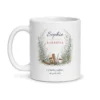 Mug barbière personnalisé prénom – mug blanc vu de face