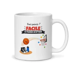 Mug basket – mug blanc vu du dos