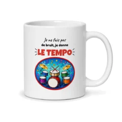 Mug batteur – mug blanc vu du dos