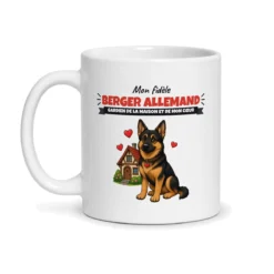 Mug berger allemand – mug blanc vu de face