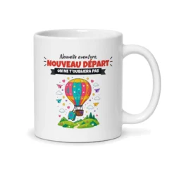 Mug bonne continuation – mug blanc vu du dos