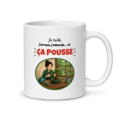 Mug bonsaï – mug blanc vu du dos