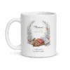 Mug boucher personnalisé prénom – mug blanc vu de face