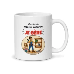 Mug bricolage – mug blanc vu du dos