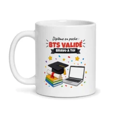 Mug BTS validé – mug blanc vu de face