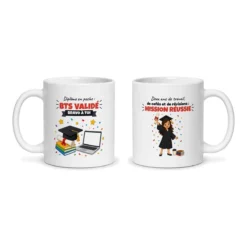 Mug BTS validé – les deux faces du mug côte à côte