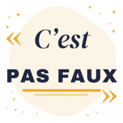 Mug c'est pas faux, visuel de la face avant
