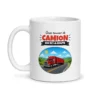 Mug camion – mug blanc vu de face