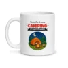 Mug camping – mug blanc vu de face