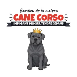 Mug cane corso – visuel imprimé face avant