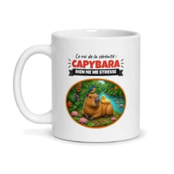 Mug capybara – mug blanc vu de face