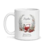 Mug carrossière personnalisé prénom – mug blanc vu de face