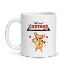 Mug chihuahua – mug blanc vu de face