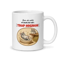 Mug chinchilla – mug blanc vu du dos