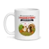 Mug cochon d’Inde – mug blanc vu de face
