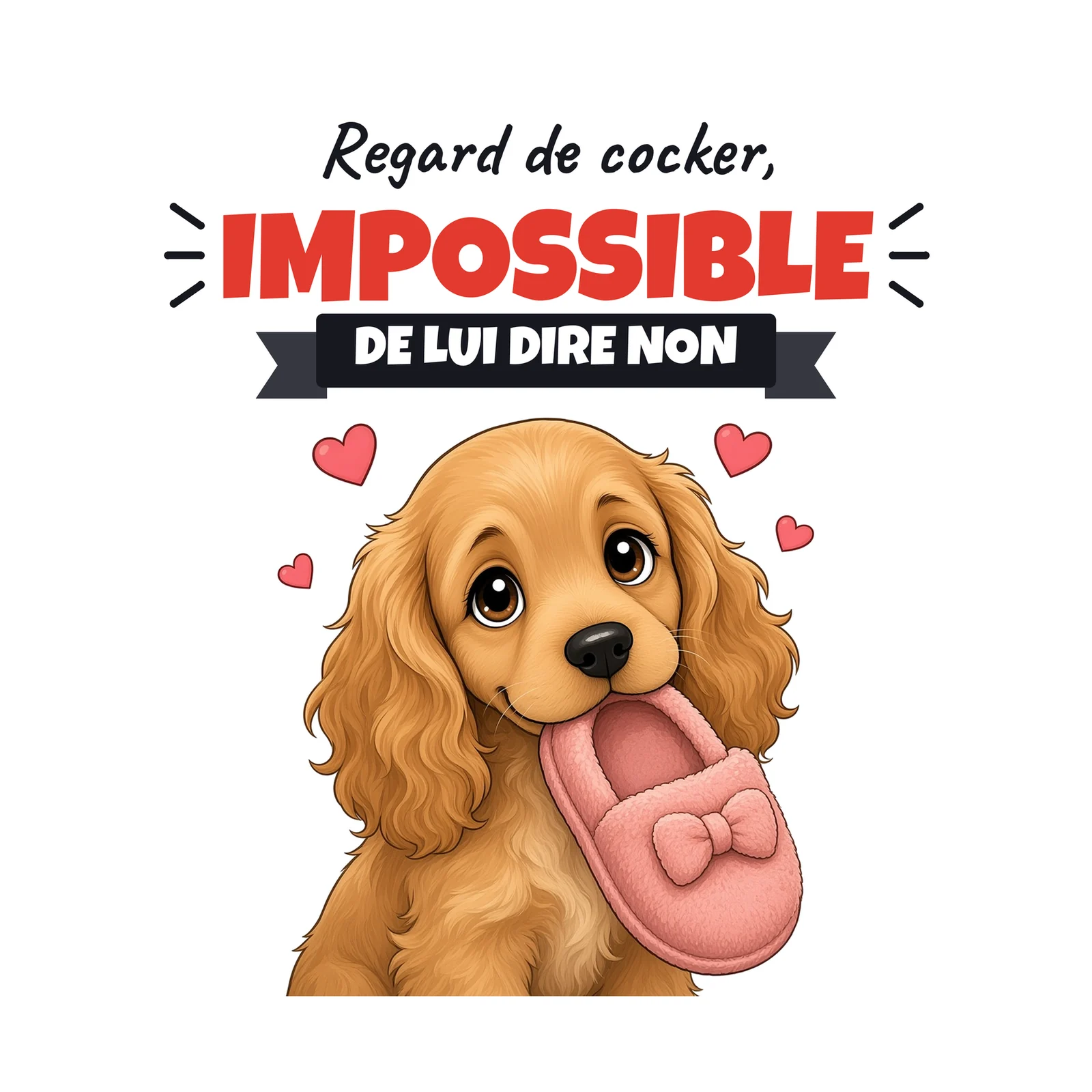 Mug cocker – visuel imprimé face arrière