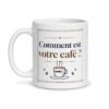 Mug comment est votre café, vue de face