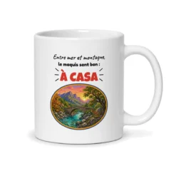 Mug Corse – mug blanc vu du dos