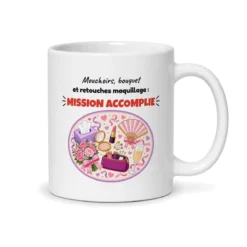 Mug demoiselle d’honneur – mug blanc vu du dos