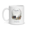 Mug développeuse personnalisé prénom – mug blanc vu de face