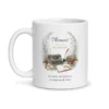 Mug écrivain personnalisé prénom – mug blanc vu de face