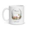 Mug éducateur personnalisé prénom – mug blanc vu de face